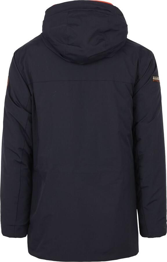 Napapijri Blauwe hoodie met stijlvolle applicaties Blue Heren - Foto 2