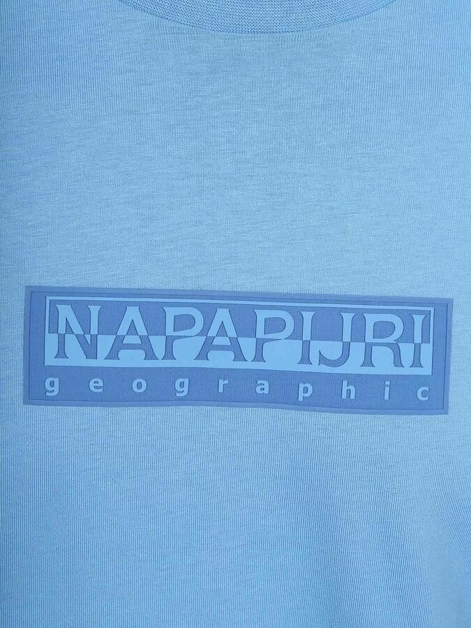 Napapijri Longsleeve T-shirt Logo Blauw - Foto 2