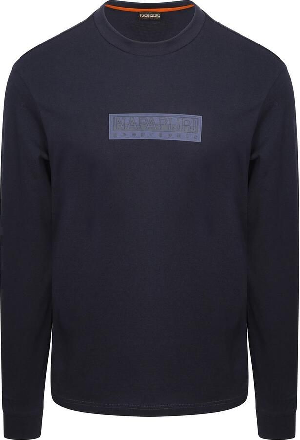 Napapijri Longsleeve T-shirt Logo Navy