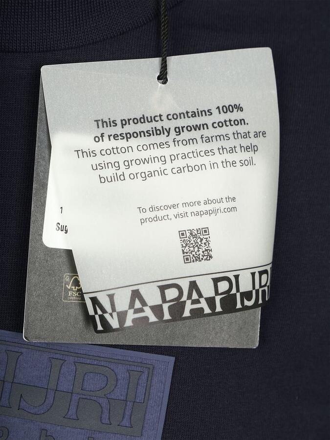 Napapijri Longsleeve T-shirt Logo Navy - Foto 3