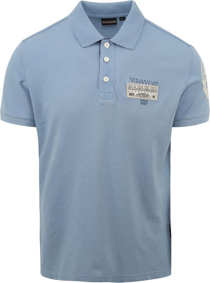 Napapijri Poloshirt met labeldetails model 'AMUNDSEN'