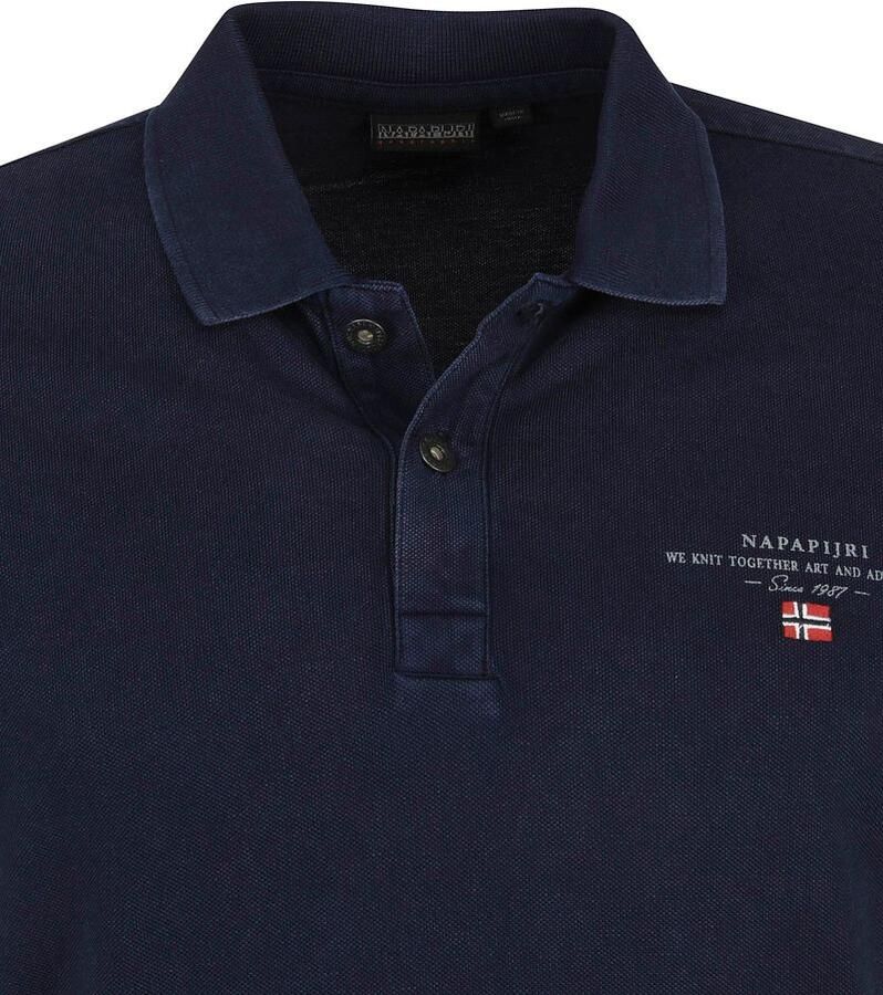 Napapijri Poloshirt ELBAS met geborduurd logo - Foto 2