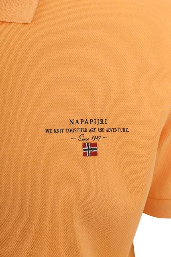 Napapijri Poloshirt met logostitching model 'Elbas' - Foto 3