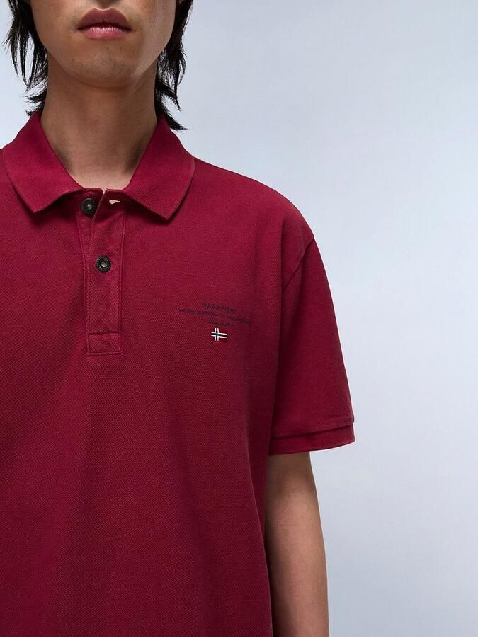Napapijri Polo Elbas Rood - Foto 3