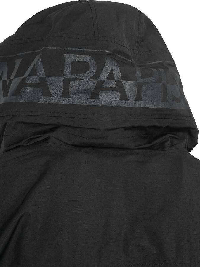 Napapijri Zwarte Polyesterjas Herfst Winter Collectie Black Heren - Foto 4