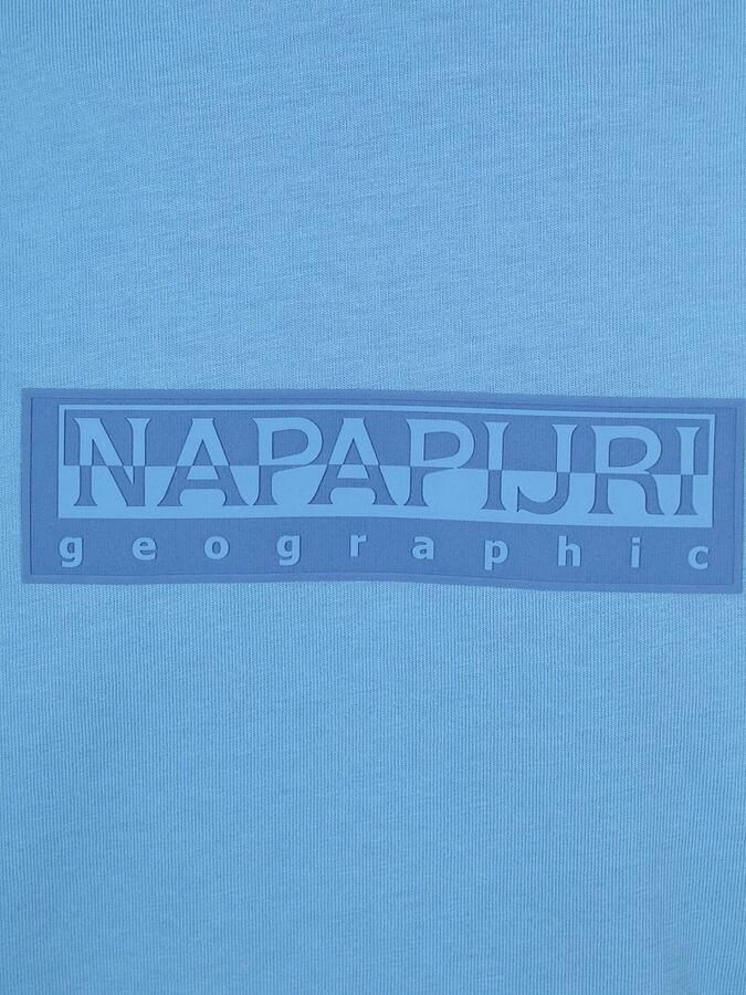 Napapijri T-shirt Logo Blauw - Foto 2