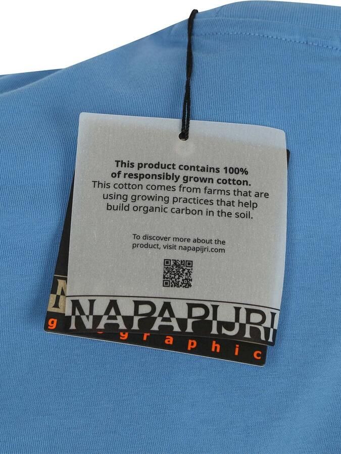 Napapijri T-shirt Logo Blauw - Foto 3