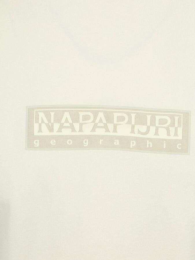 Napapijri T-shirt Logo Off White - Foto 3