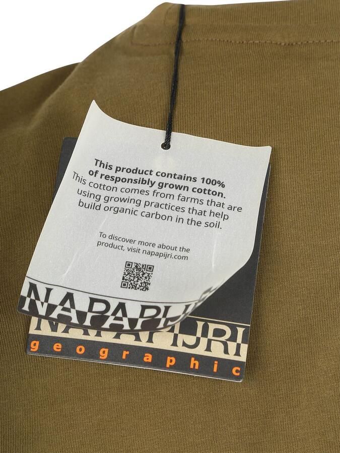Napapijri T-shirt Mahsa Olijfgroen - Foto 3