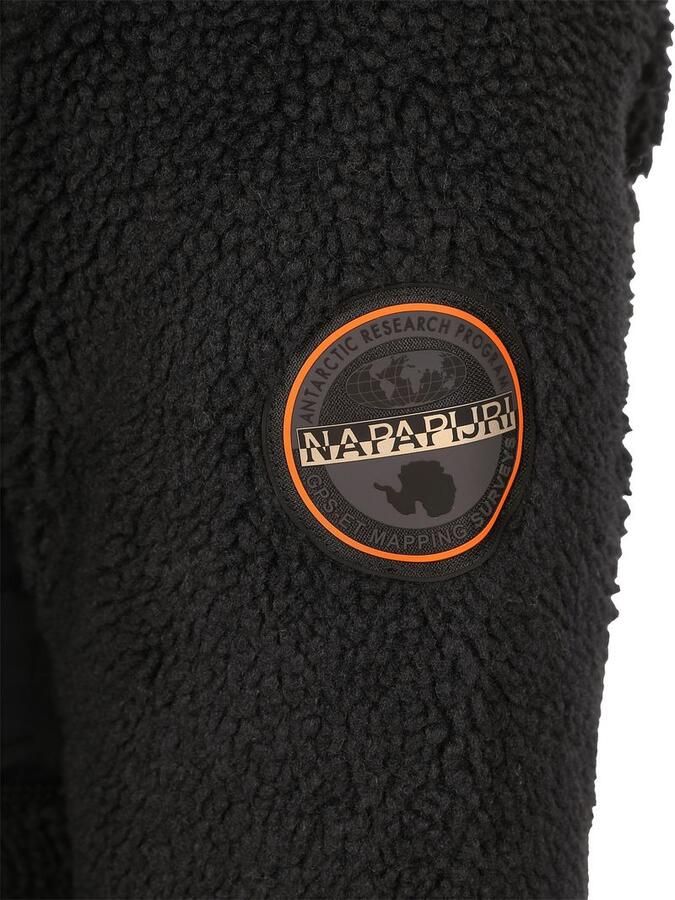 Napapijri Zwarte Polyester Pullover Herfst Winter Collectie Black Heren - Foto 2