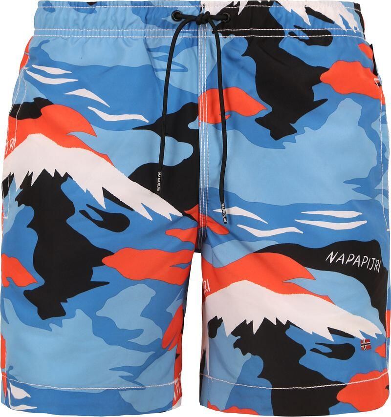 Napapijri Zwembroek Print Blauw - Foto 2