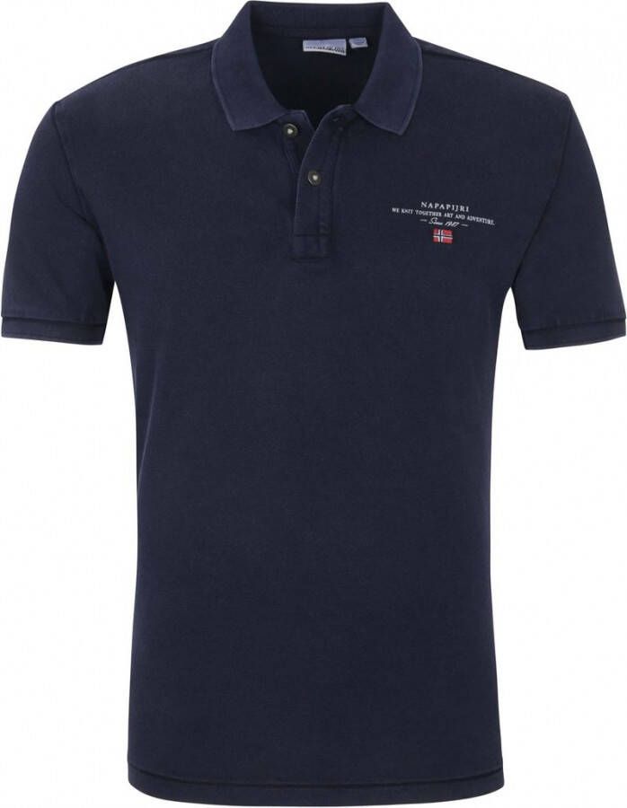 Napapijri Poloshirt ELBAS met geborduurd logo