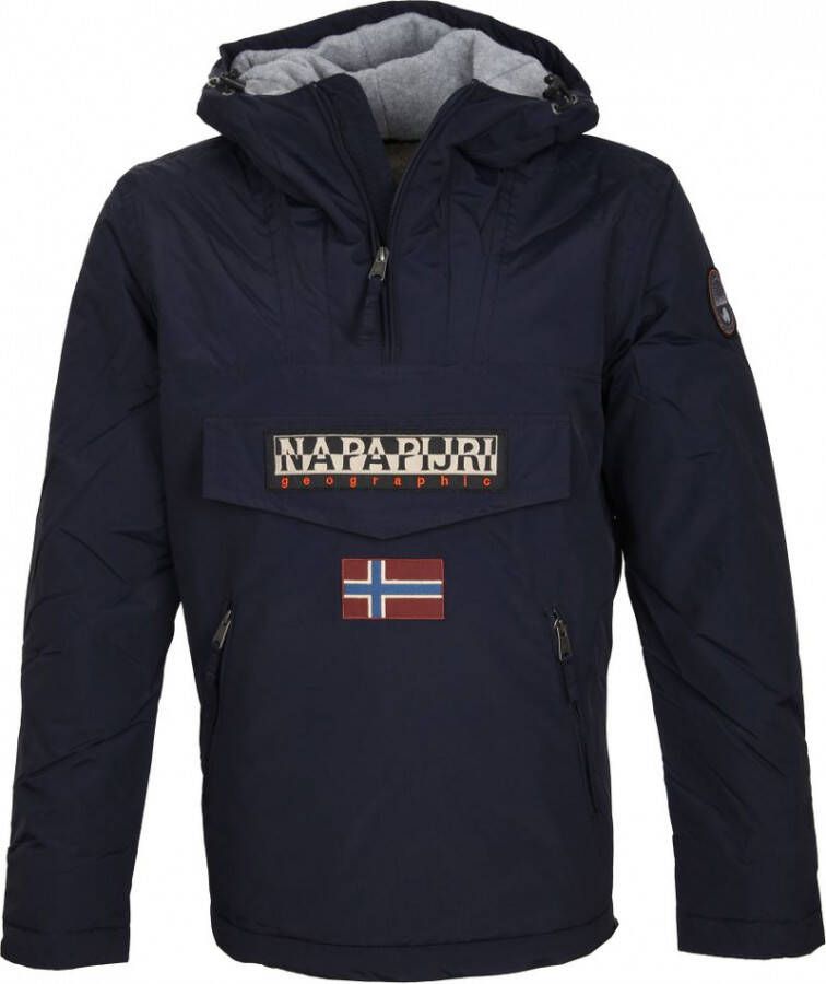 Napapijri Rainforest Jas Pocket Donkerblauw