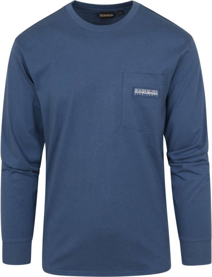 Napapijri S-Morgex Longsleeve T-shirt Blauw