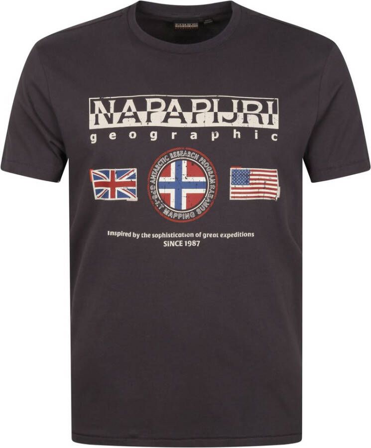 Napapijri Turijn T-shirt Grijs Heren