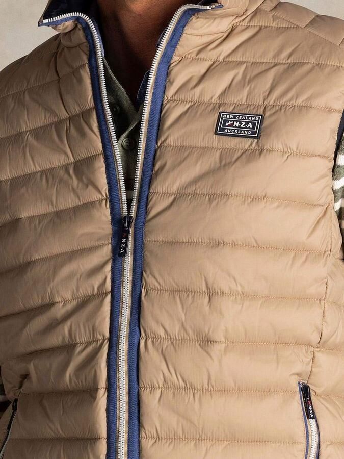 New zealand auckland NZA Bodywarmer Puffer Beige - Foto 3