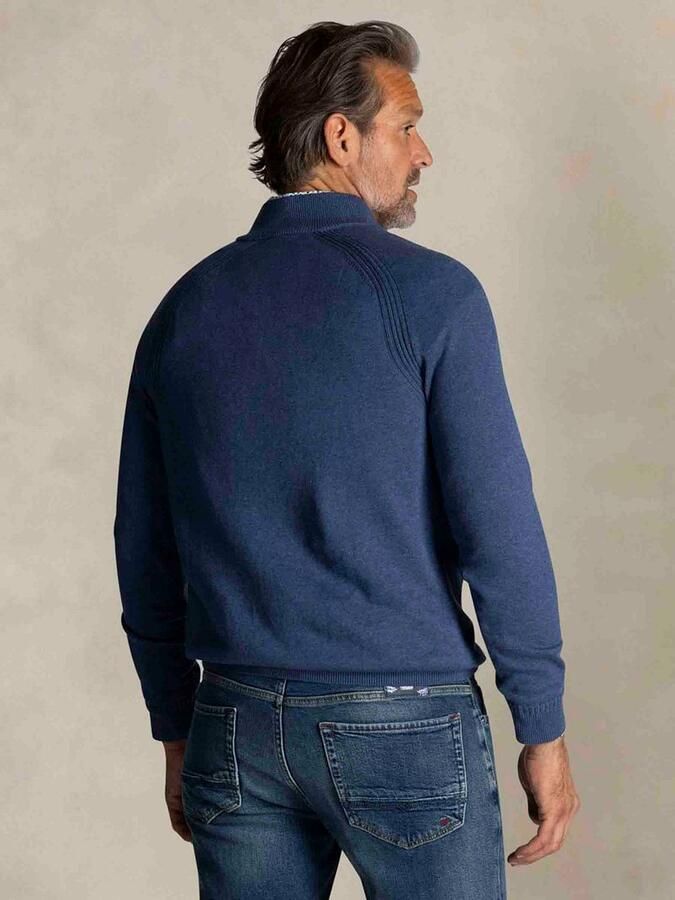 New zealand auckland Sweater NZA Half Zip Trui Clive Blauw - Foto 3