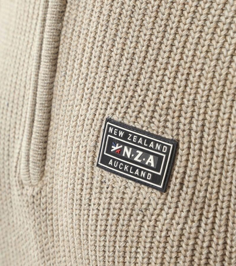 New zealand auckland Sweater NZA Half Zip Trui Drake Ecru