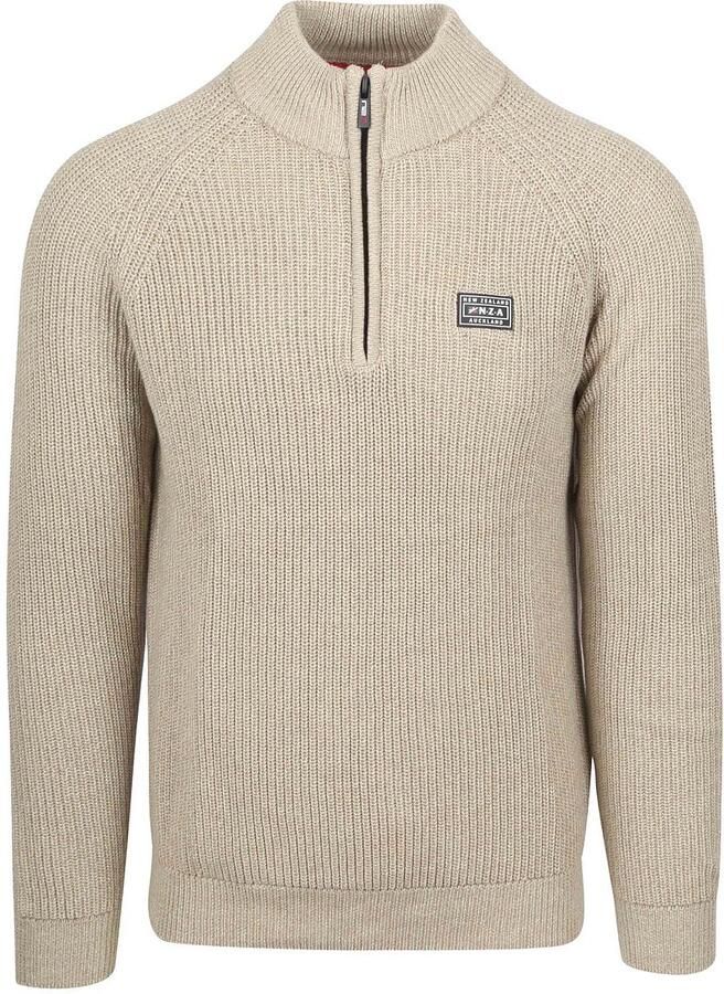 New zealand auckland Sweater NZA Half Zip Trui Drake Ecru