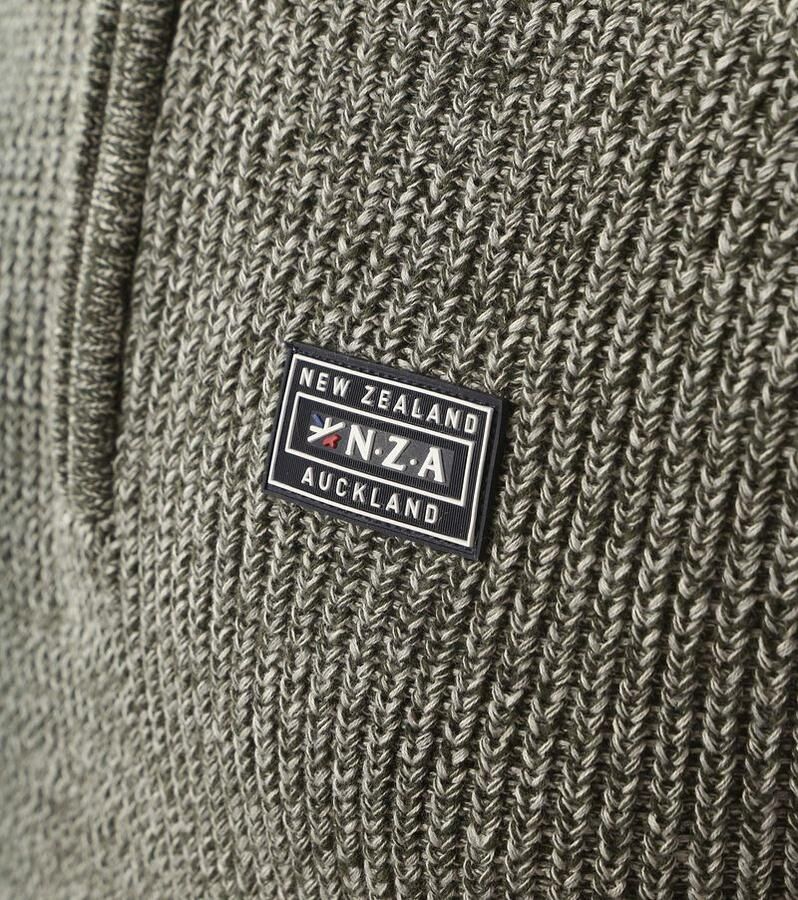 New zealand auckland NZA Half Zip Trui Drake Groen - Foto 3