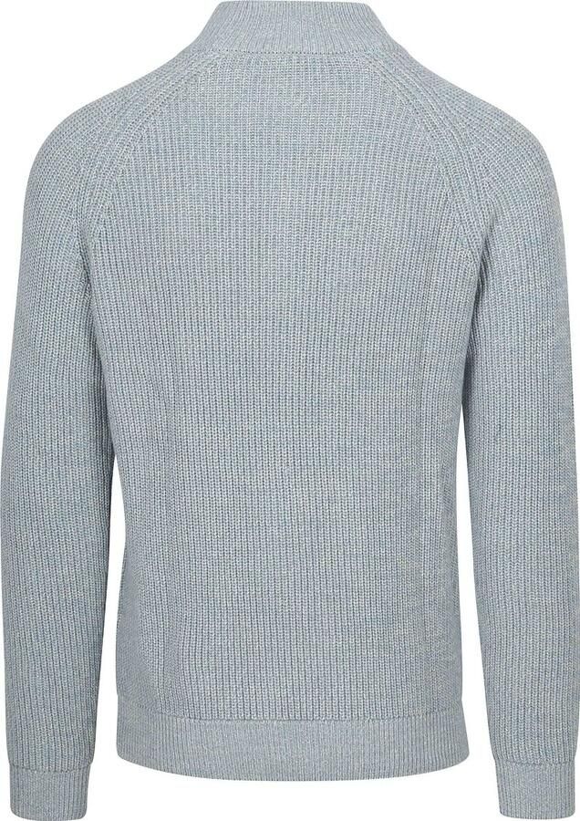 New zealand auckland NZA Half Zip Trui Drake Lichtblauw - Foto 3