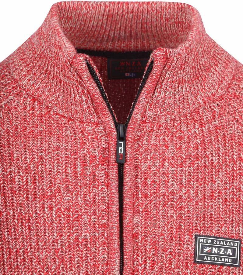 New zealand auckland NZA Half Zip Trui Drake Rood - Foto 2