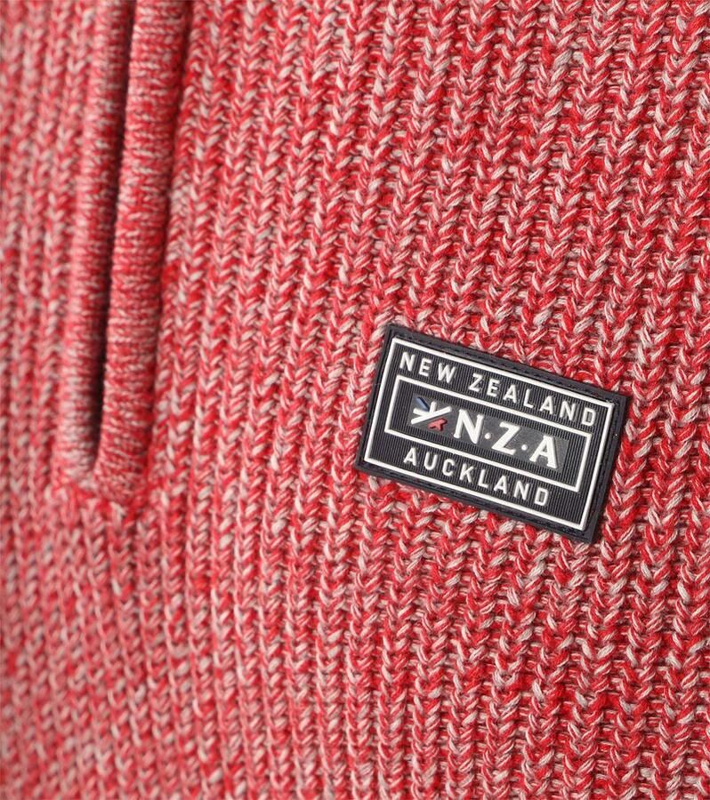 New zealand auckland NZA Half Zip Trui Drake Rood - Foto 3
