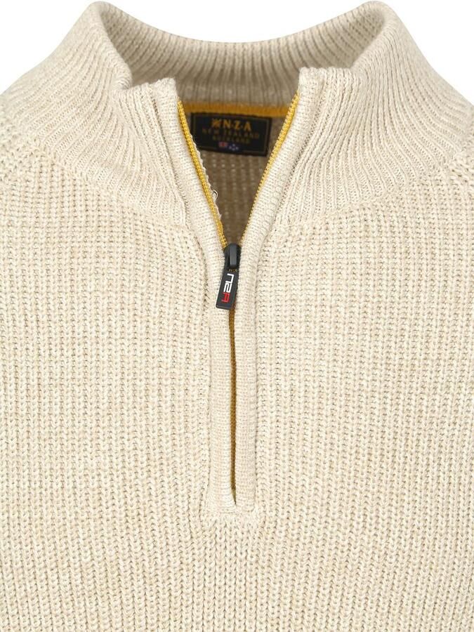 New zealand auckland NZA Half Zip Trui Drake Warm Beige