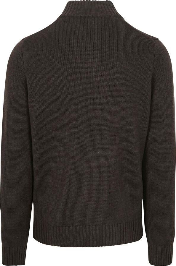 New zealand auckland NZA Half Zip Trui Wolmix Adan Donkerbruin