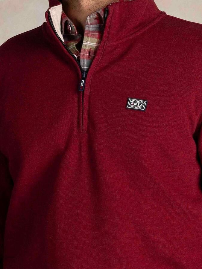 New zealand auckland NZA Halfzip Samuel Cherry red - Foto 3