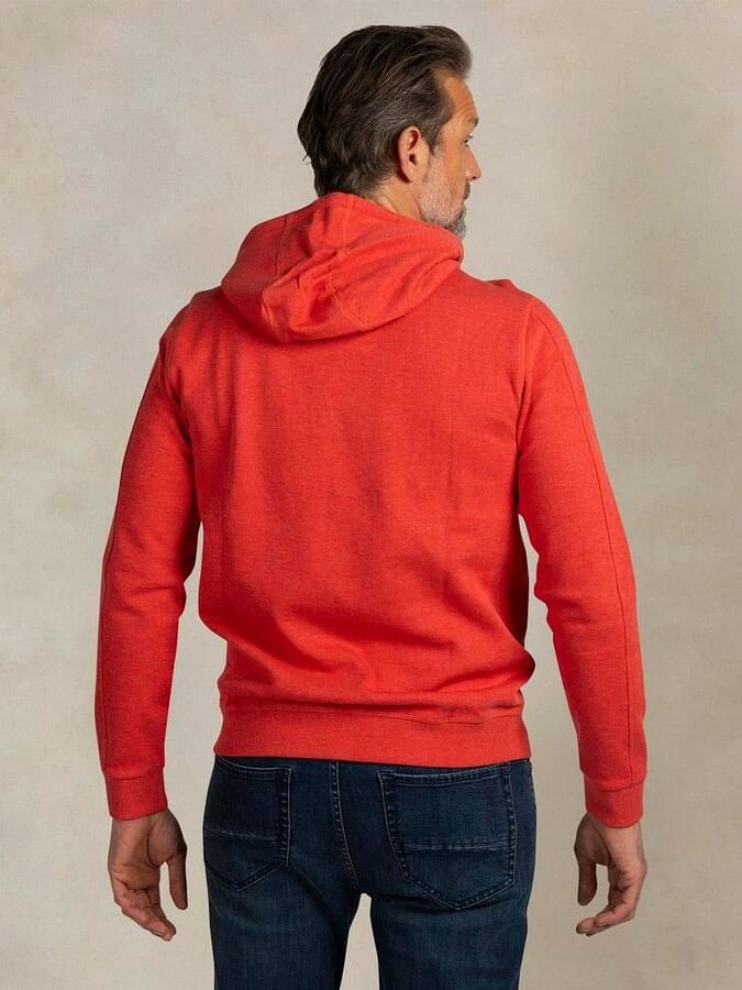 New zealand auckland NZA Hoodie French Rib Garment Washed Red - Foto 3