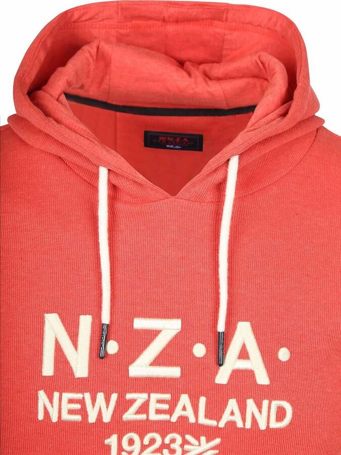 New zealand auckland NZA Hoodie French Rib Garment Washed Red - Foto 5