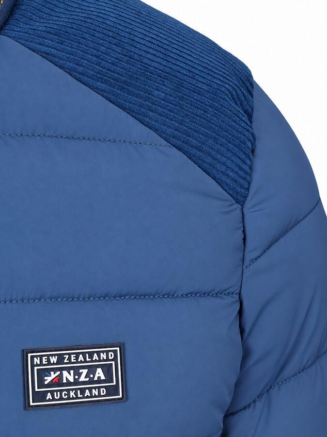 New zealand auckland NZA Jas Padded Oxford Blauw - Foto 3