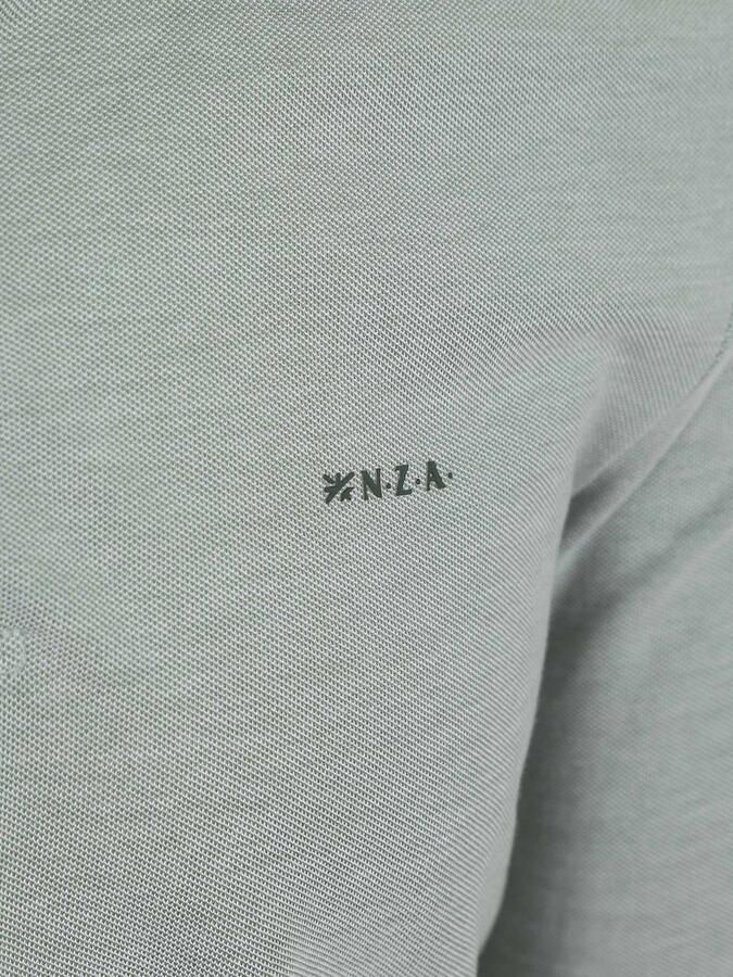 New zealand auckland Polo Shirt Lange Mouw NZA Longsleeve Polo Hamton Piqué Groen - Foto 3