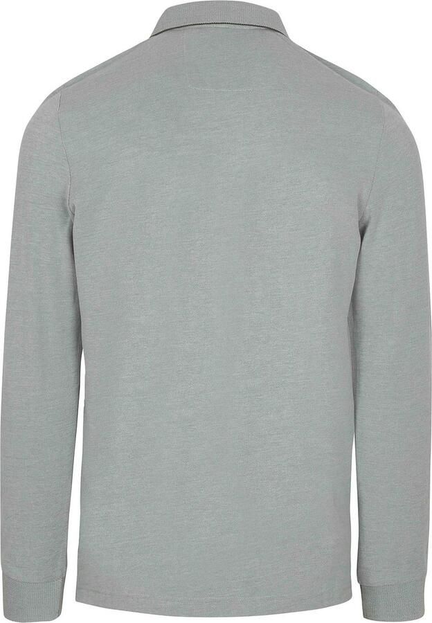 New zealand auckland Polo Shirt Lange Mouw NZA Longsleeve Polo Hamton Piqué Groen - Foto 4