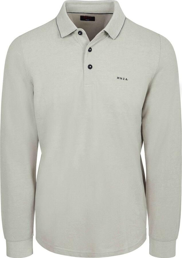 New zealand auckland NZA Longsleeve Polo Hamton Piqué Groen - Foto 3