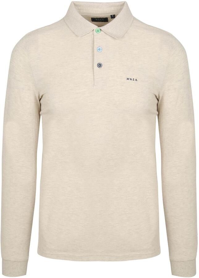 New zealand auckland NZA Longsleeve Polo Marshall Light Cream