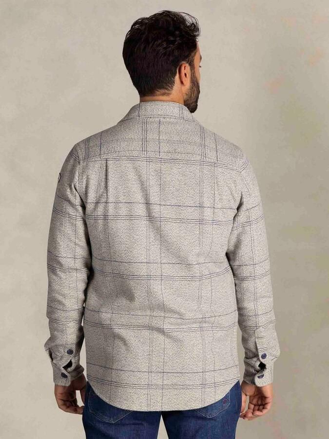 New zealand auckland Sweater NZA Overshirt Atlas Tenax Check Blauw - Foto 4