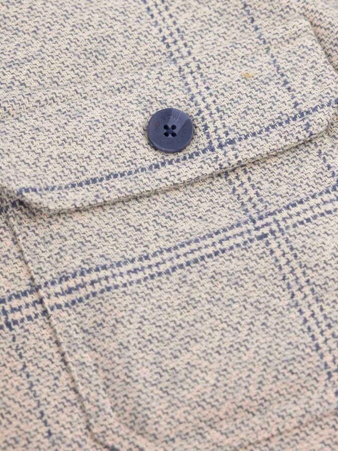 New zealand auckland Sweater NZA Overshirt Atlas Tenax Check Blauw - Foto 5