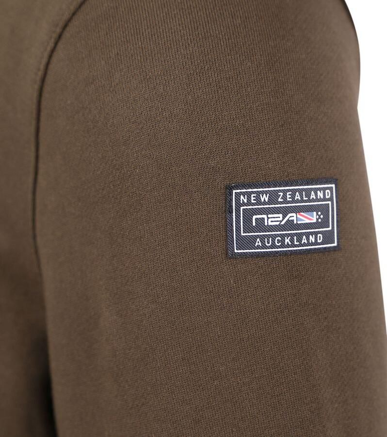 New Zealand Auckland regular fit overshirt Otakou smoked green