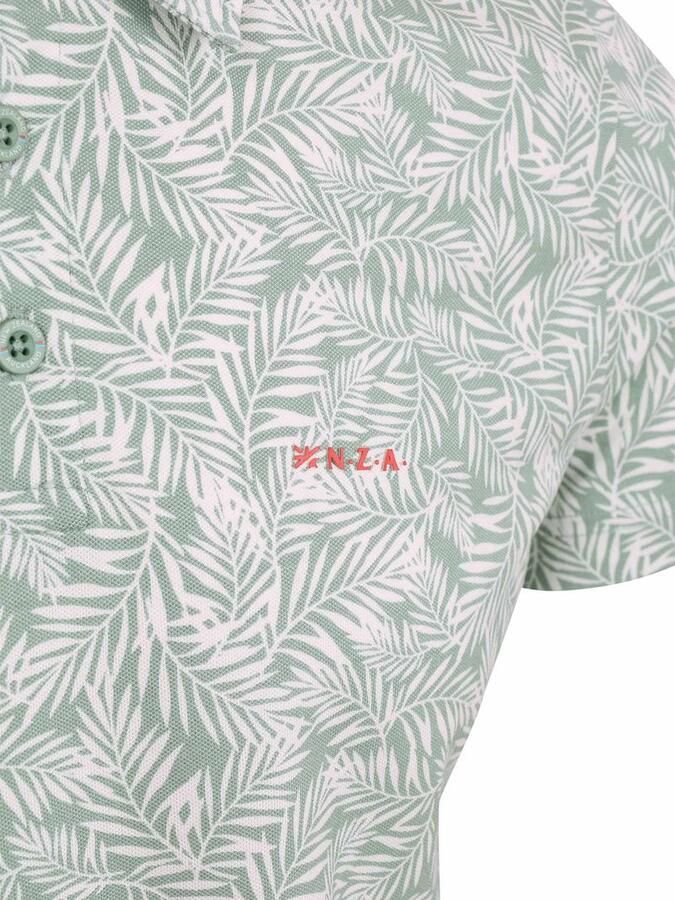 New zealand auckland NZA Polo Albery Mist Groen - Foto 7