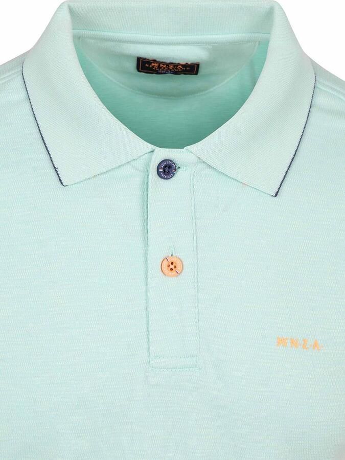 New zealand auckland NZA Polo Bay Jacquard Mist Groen - Foto 4