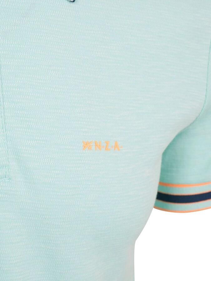 New zealand auckland NZA Polo Bay Jacquard Mist Groen - Foto 5