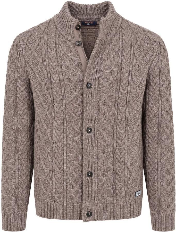New zealand auckland NZA Pullover Cable Wool Taupe