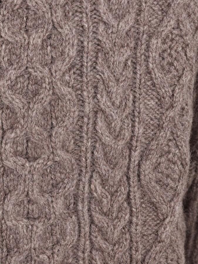 New zealand auckland NZA Pullover Cable Wool Taupe - Foto 5