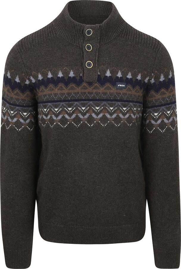 New zealand auckland NZA Pullover Iker Nordic Wool Blend Hazel