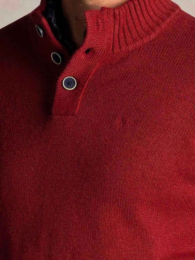 New zealand auckland NZA Pullover Mocker Adan Cherry Red - Foto 3