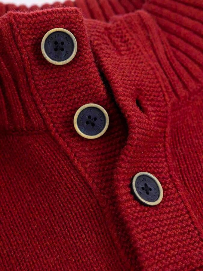 New zealand auckland NZA Pullover Mocker Adan Cherry Red - Foto 4