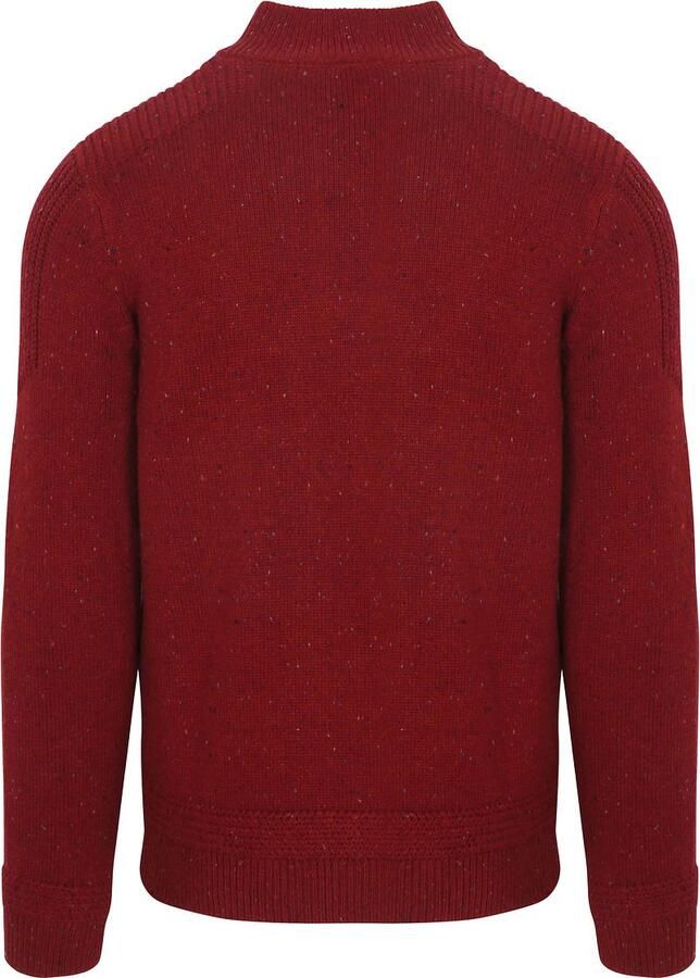 New zealand auckland NZA Pullover Mocker Conor Melange Cherry Red - Foto 3
