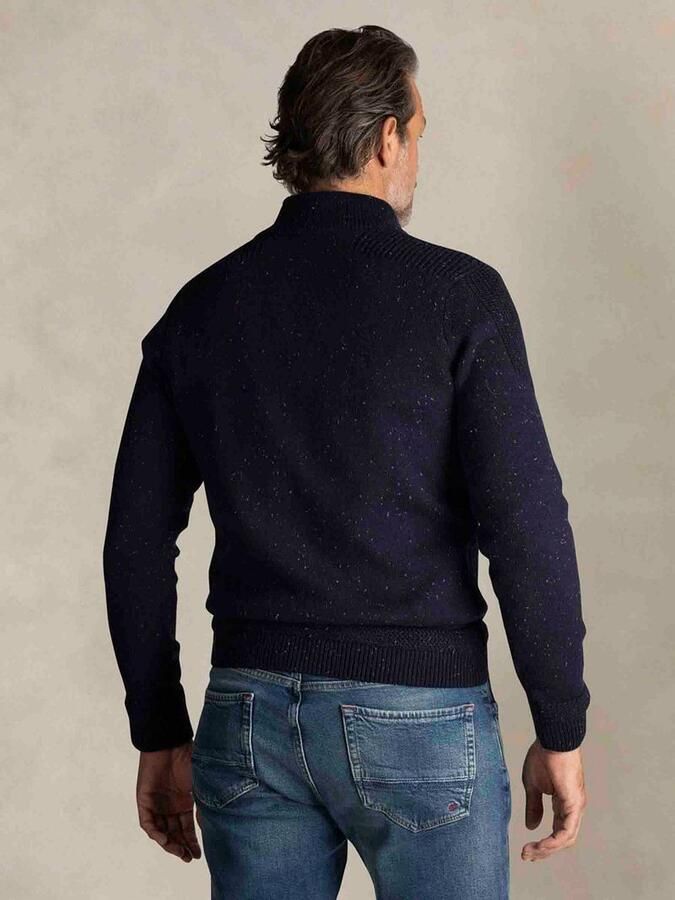 New zealand auckland NZA Pullover Mocker Conor Melange Icon Navy - Foto 3